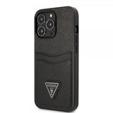 Guess iPhone 13 Pro Cover Saffiano Double Cardslot Sort