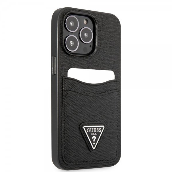 Guess iPhone 13 Pro Cover Saffiano Double Cardslot Sort