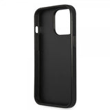 Guess iPhone 13 Pro Cover Saffiano Metal Triangle Sort