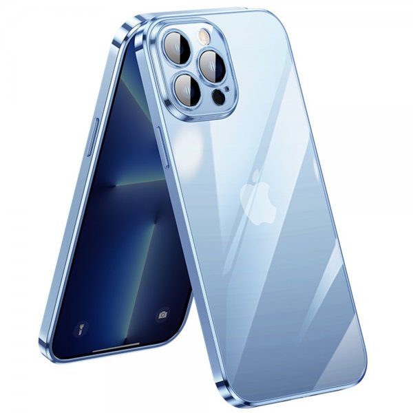 Sulada iPhone 13 Pro Cover Shield Eye Series Blå