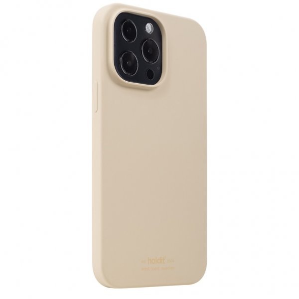 holdit iPhone 13 Pro Silikone Cover Beige