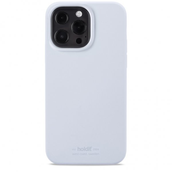 holdit iPhone 13 Pro Cover Silikone Mineral Blue