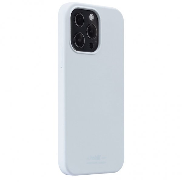 holdit iPhone 13 Pro Cover Silikone Mineral Blue