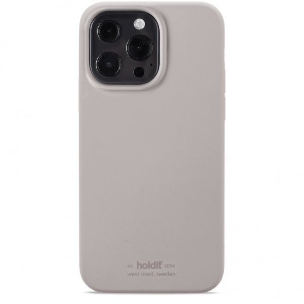 holdit iPhone 13 Pro Cover Silikone Taupe