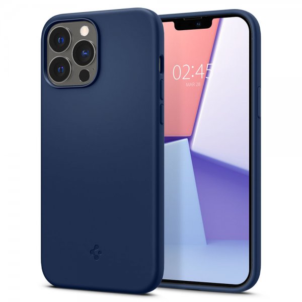 Spigen iPhone 13 Pro Cover Silicone Fit Navy Blue