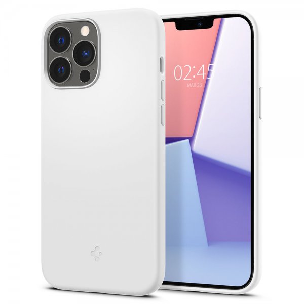 Spigen iPhone 13 Pro Cover Silicone Fit Hvid