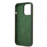 Guess iPhone 13 Pro Cover Silikone Metal Logo 4G Grøn