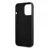 Guess iPhone 13 Pro Cover Silikone Metal Logo 4G Sort