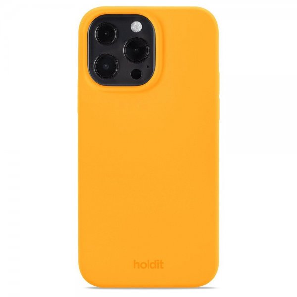 holdit iPhone 13 Pro Cover Silikone Orange Juice