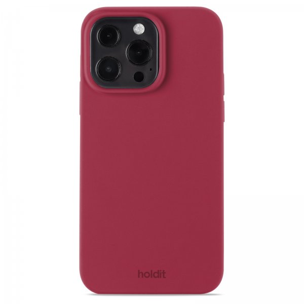 holdit iPhone 13 Pro Cover Silikone Red Velvet