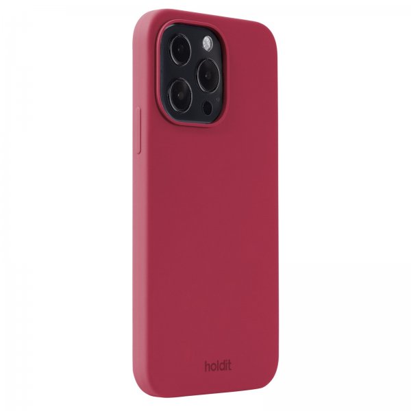 holdit iPhone 13 Pro Cover Silikone Red Velvet