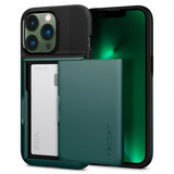 Spigen iPhone 13 Pro Cover Slim Armor CS Midnight Green