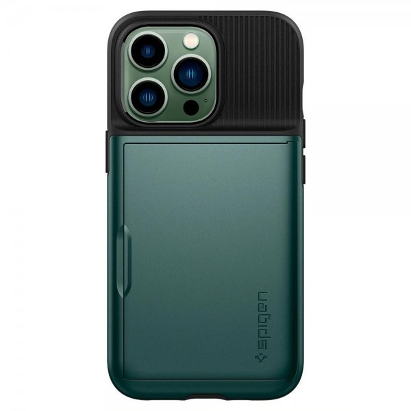 Spigen iPhone 13 Pro Cover Slim Armor CS Midnight Green