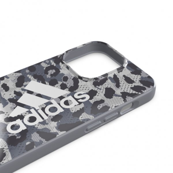 Adidas iPhone 13 Pro Cover Snap Case Leopard Grå