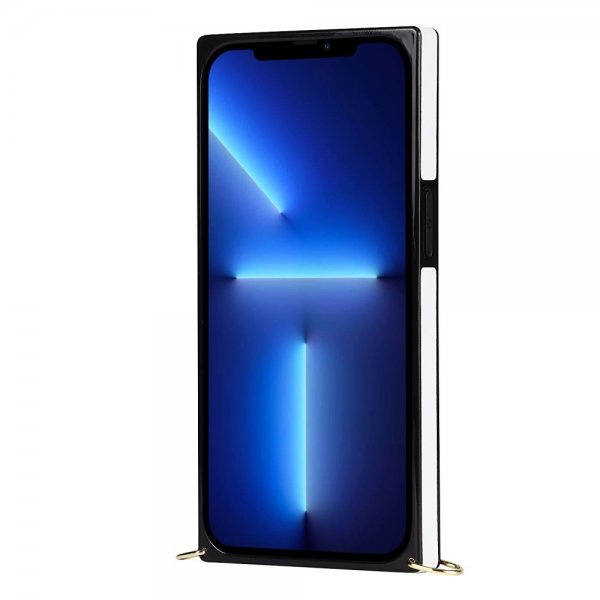 iPhone 13 Pro Square Cover med Rem Hvid