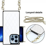 iPhone 13 Pro Square Cover med Rem Hvid