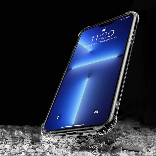 Rvelon iPhone 13 Pro Cover TPU Transparent