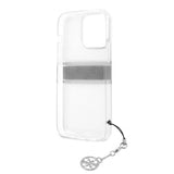 Guess iPhone 13 Pro Cover Stripe Charm Grå