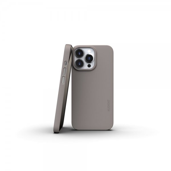 Nudient iPhone 13 Pro Tyndt Cover V3 MagSafe Clay Beige