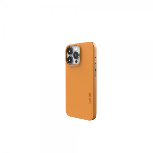 Nudient iPhone 13 Pro Cover Tyndt Etui V3 MagSafe Saffron Yellow