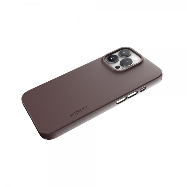 Nudient iPhone 13 Pro Tyndt Cover V3 MagSafe Sangria Rød