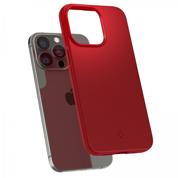 Spigen iPhone 13 Pro Cover Thin Fit Rød