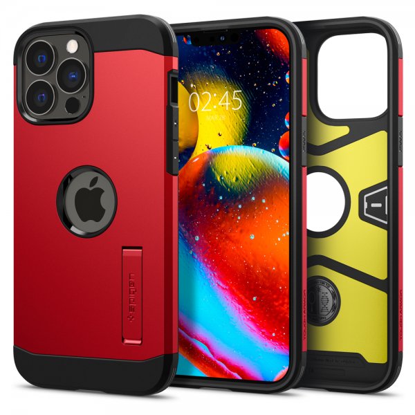 Spigen iPhone 13 Pro Cover Tough Armor Rød