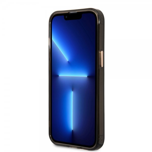 Guess iPhone 13 Pro Skal Translucent MagSafe Sort