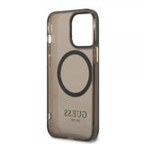 Guess iPhone 13 Pro Skal Translucent MagSafe Sort