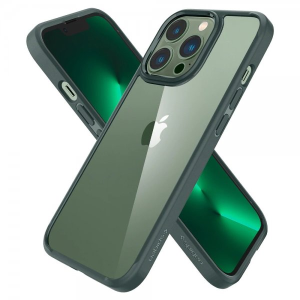 Spigen iPhone 13 Pro Cover Ultra Hybrid Midnight Green