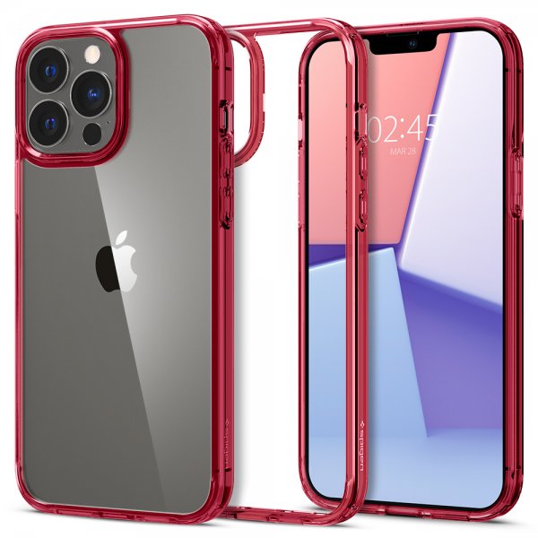 Spigen iPhone 13 Pro Cover Ultra Hybrid Red Crystal