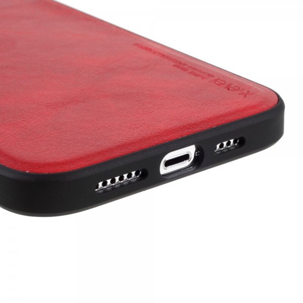 X-Level iPhone 13 Pro Cover Vintage Series Rød