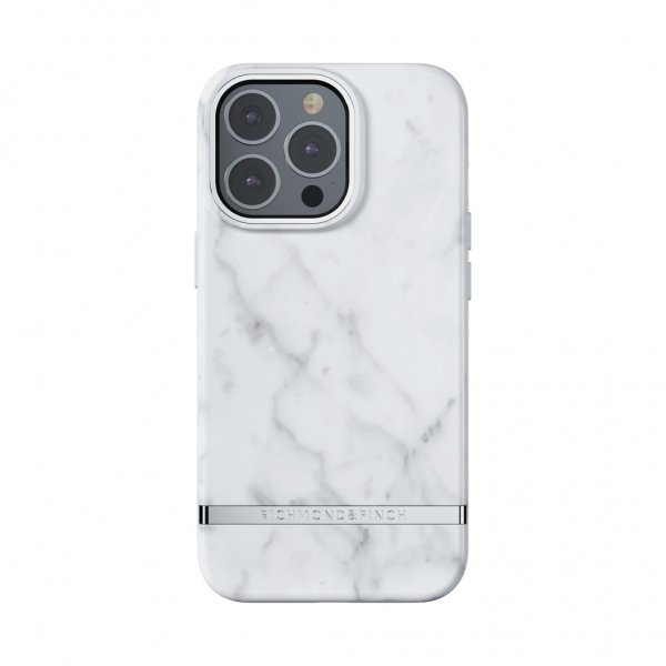 Richmond & Finch iPhone 13 Pro Cover Hvid Marmor