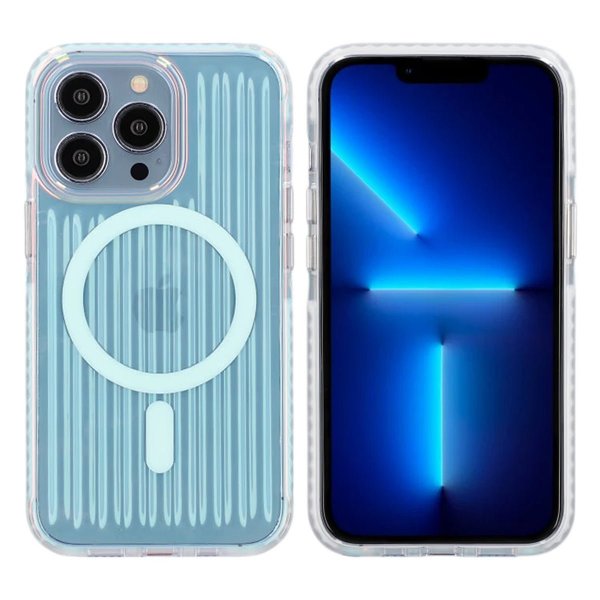 iPhone 13 Pro Cover TPU MagSafe Blå