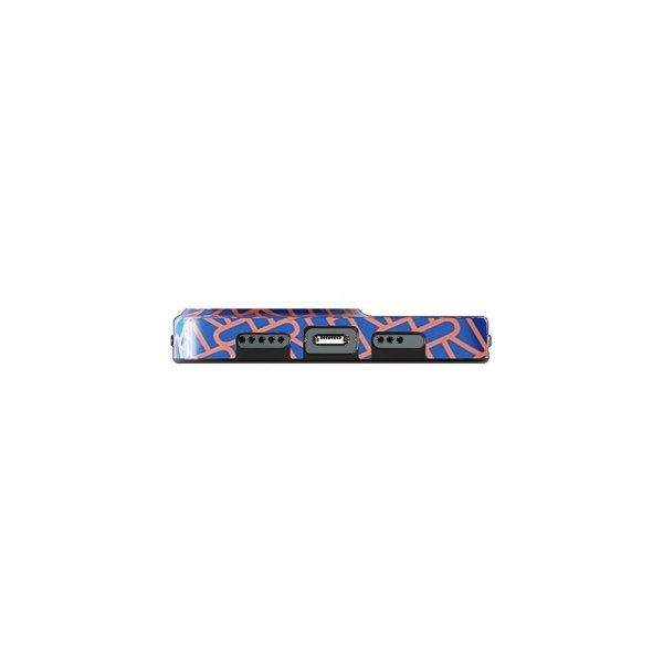 Richmond & Finch iPhone 13 Cover Blue Apricot RF Logo