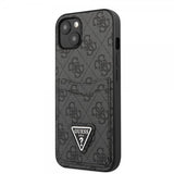 Guess iPhone 13 Cover Double Cardslot Metal Triangle Sort