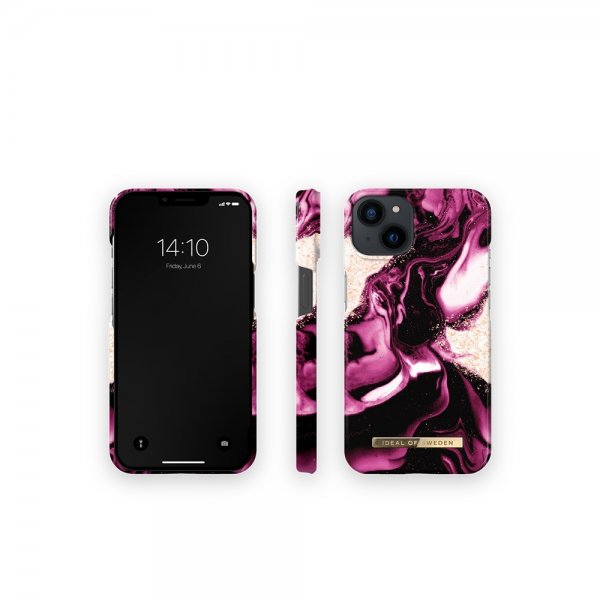 Ideal of Sweden iPhone 13 Cover Fashion Case Golden Ruby