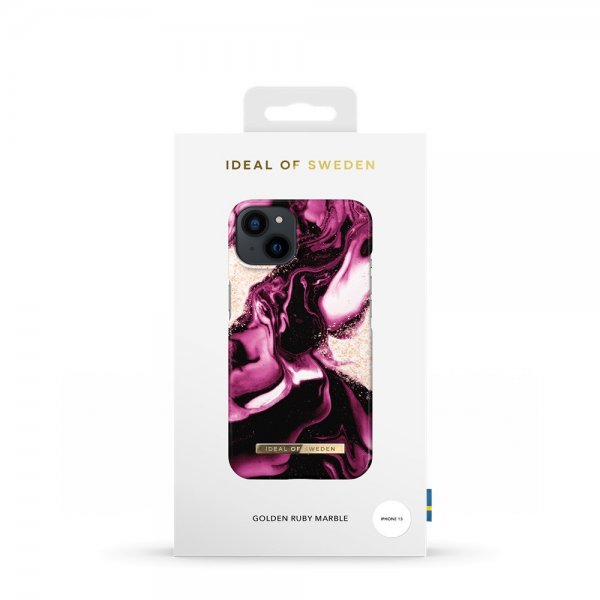 Ideal of Sweden iPhone 13 Cover Fashion Case Golden Ruby