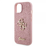 Guess iPhone 13 Cover Fixed Glitter Rosa