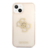 Guess iPhone 13 Cover Full Glitter Guld