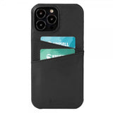 Krusell iPhone 13 Cover Leather CardCover Vintage Black