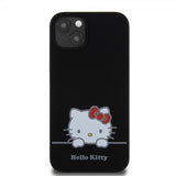 Hello Kitty iPhone 13 Cover Liquid Silikone Sort