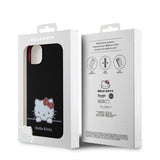 Hello Kitty iPhone 13 Cover Liquid Silikone Sort