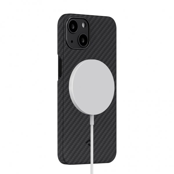 Pitaka iPhone 13 Cover MagEZ Case 2 Sort/Grå Twill