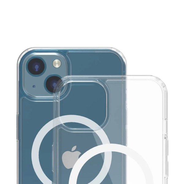 Rvelon iPhone 13 Cover TPU MagSafe Gennemsigtigt