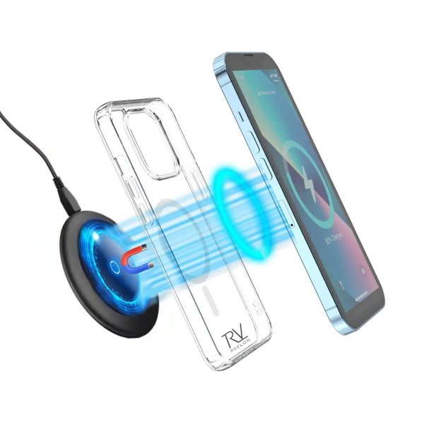 Rvelon iPhone 13 Cover TPU MagSafe Gennemsigtigt