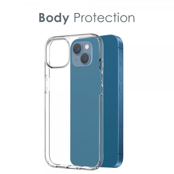 Northjo iPhone 13 Cover med Skærmbeskyttelse og Kamerabeskyttelse 3-i-1