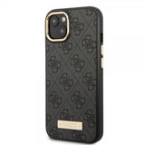 Guess iPhone 13 Cover Metal Plate Logo MagSafe Sort