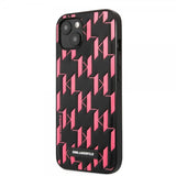 Karl Lagerfeld iPhone 13 Cover Monogram Pattern Rosa