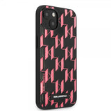 Karl Lagerfeld iPhone 13 Cover Monogram Pattern Rosa